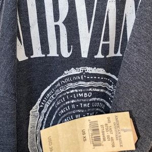 No shoulder Nirvana Hoodie